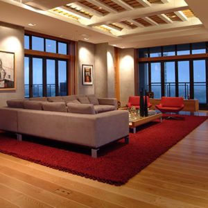 American Oak with Maple strip (Ships decking)