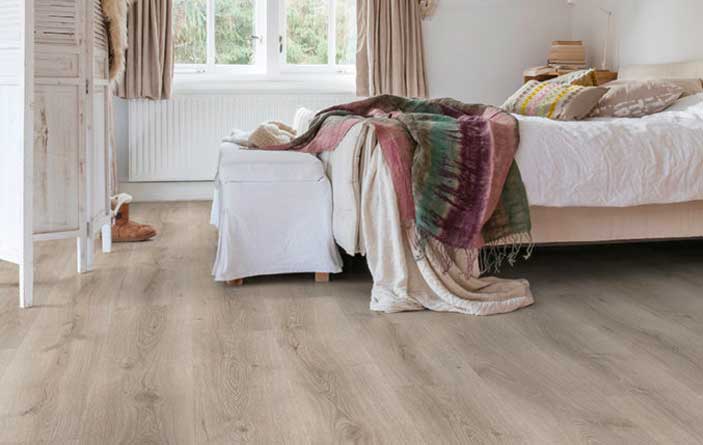 bedroom floor